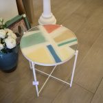 COFFEE TABLE METALLO E RESINA - immagine 3